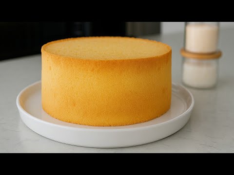 The Secret to Perfect Chiffon Cake WITHOUT Cracking or Deflating