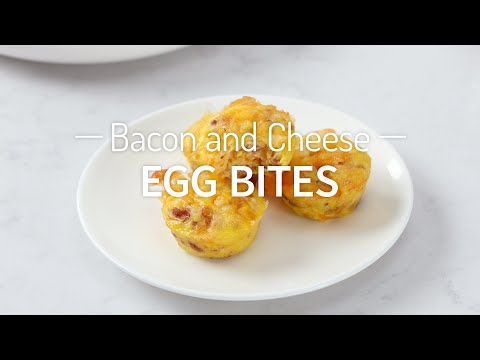 Bacon and Cheese Egg Bites