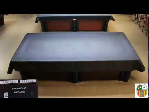 LLIGA CATALANA 3 BANDES 1ª. DIV  -  S.B. FOMENT MOLINS A VS CB BANYOLES