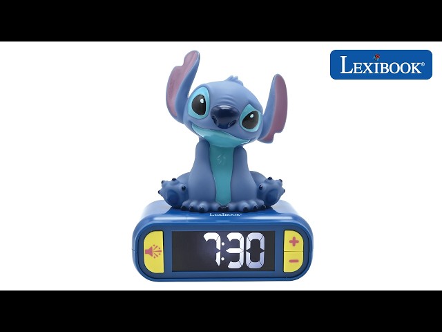 Vídeo relacionado con LEXIBOOK, Stitch Reloj Despertador Luz Nocturna, RL800D