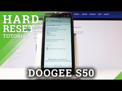 How to Hard Reset DOOGEE S50 – Factory Data Reset