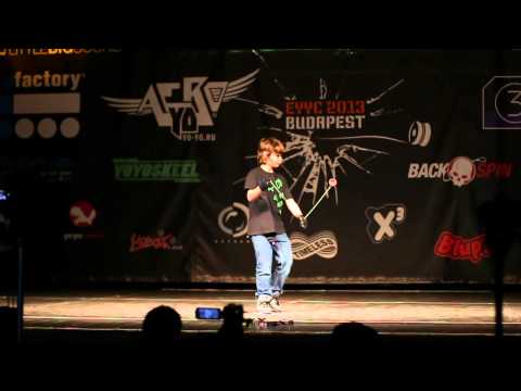 EYYC 2013 Budapest - European Yo-Yo Championship - 1A Qualification Eric Klesken