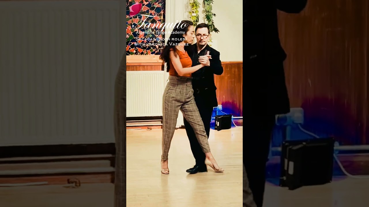 SACADAS FOR BOTH ROLES with Veronica Vazquez #argentinetango #tango #sacada