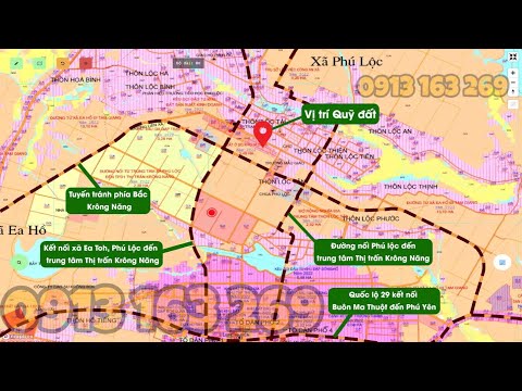 Cặp lô siêu đẹp ngay trung tâm hành chính mới huyện Krông Năng