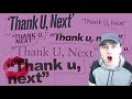Ariana Grande - thank u, next (audio) REACTION Ariana Grande - thank u, next (audio) REACTION