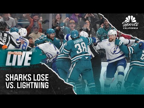 Sharks unable to overcome Lightning's early lead in bad 7-3 loss at SAP Center | NBCS California