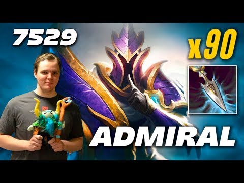 AdmiralBulldog Silencer x90 GLAIVES OF WISDOM | 7529 MMR Dota 2