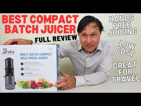 Shine Stainless Steel Free Compact Batch Juicer Unboxing Review