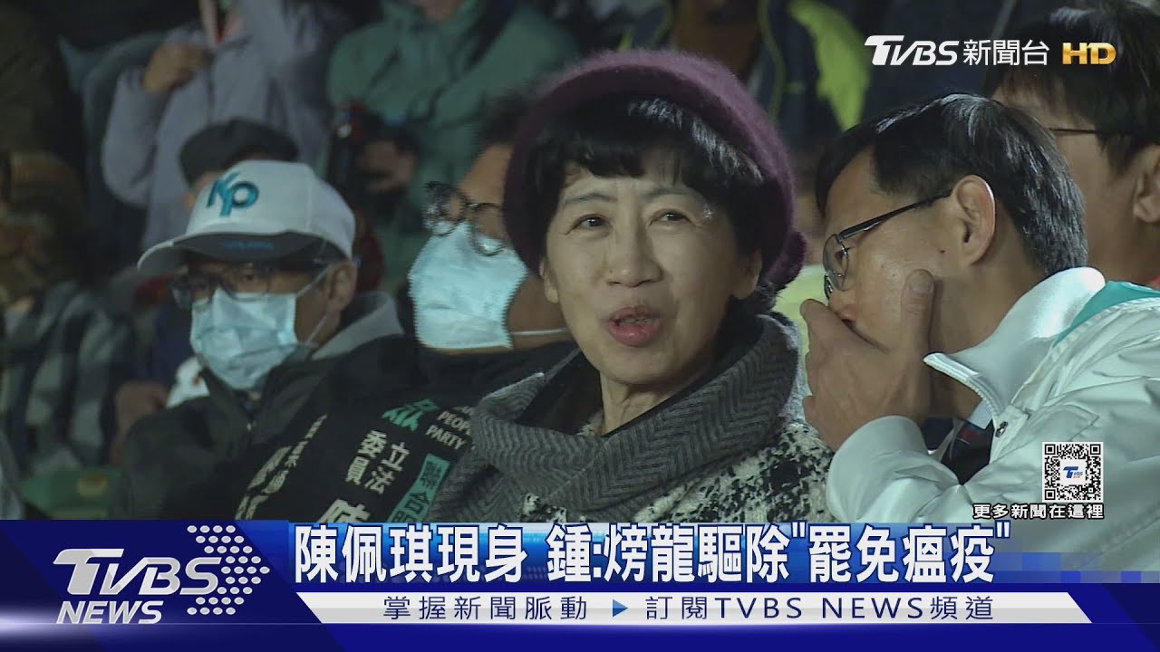 陳佩琪現身 鍾:𪹚龍驅除「罷免瘟疫」