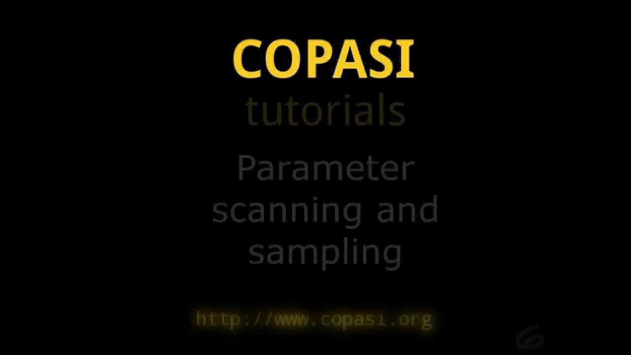 COPASI Parameter Scanning and Sampling Tutorial