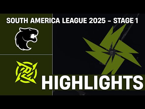 [HIGHLIGHTS] Furia vs NIP | Playoff | South America League 2025 - Stage 1