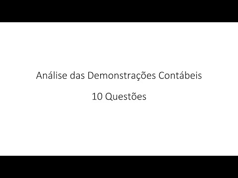 Simulado Análise das Demonstrações Contábeis FGV nº 1 - SEFAZ-AM 2022