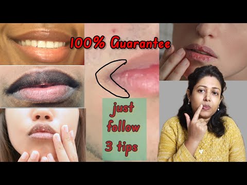 LIP CARE/ Natural Pink Lip / Winter Lip Care/Dry Lip Care/magical Lip Care routine #lipcare