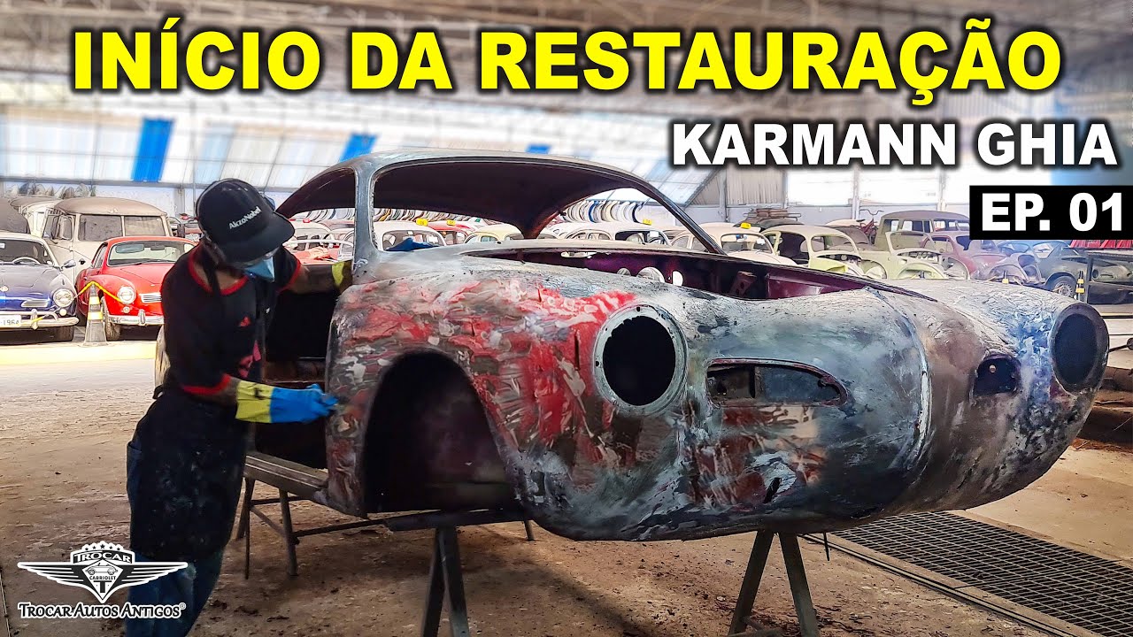 Mais um KARMANN GHIA que "PARECIA" BONITO? 😱😱😱 - Veja o estado que o carro chegou! EP. 01
