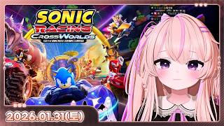 [26.01.31_하쁘다시보기][이용약관에 동의하고 싶어 2일차][소닉 레이싱 크로스 월드][다 때려박아 범버카]