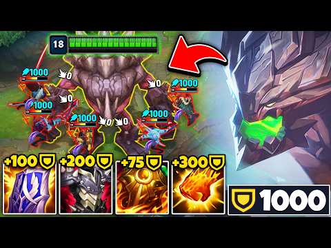 This is why you don't pick full AD into Malphite... (1000+ ARMOR)