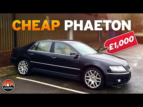Ich habe mir einen billigen VW Phaeton gekauft.