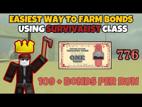 Easiest Way To Farm Bonds Using Survivalist Class (Dead Rails)