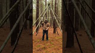 Download lagu Warm & Cozy Teepee Shelter Build mp3