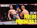 Alex Pereira Vs Jiri Prochazka 2 UFC 303 DAZN Highlights