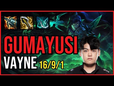 GUMAYUSI - VAYNE vs. SAMIRA ADC | KR GRANDMASTER | PATCH 11.2