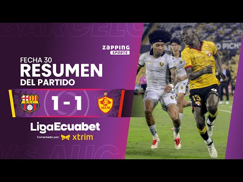 Barcelona SC 1 - 1 SD Aucas / Fecha 30 / Liga Ecuabet conectada por Xtrim