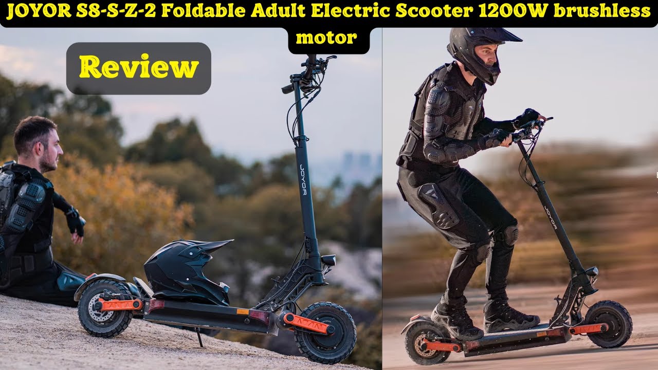 JOYOR S8-S-Z-2 Foldable Adult Electric Scooter 1200W brushless motor top speed up to 55 km/h