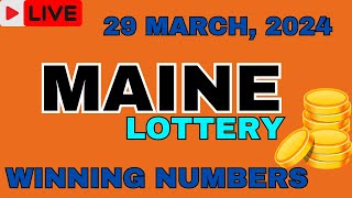 Maine Day Lottery Results For - 29 March, 2024 - Pick 3 - Pick 4 - Powerball Draw - Lotto America
