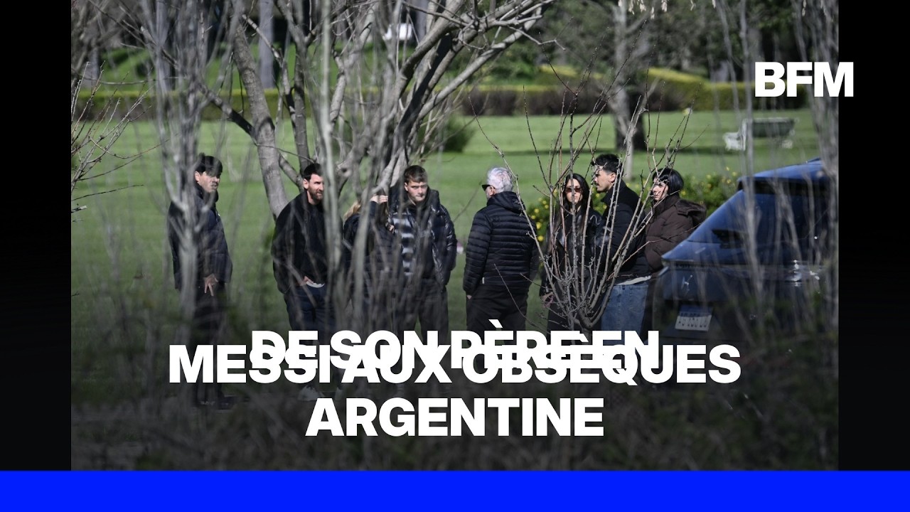 Lionel Messi en Argentine pour assister aux obsèques de son père