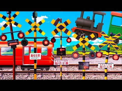 The Railroad Crossing from a Park That Dreams of the Main Line