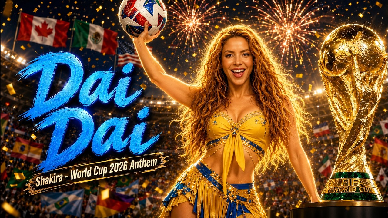 Shakira ft Burna Boy – Dai Dai (We’re Ready) 🏆 Official World Cup 2026 Anthem | Official Video 🔥
