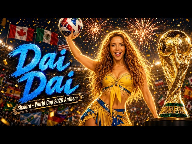 Shakira ft Burna Boy – Dai Dai (We’re Ready) 🏆 Official World Cup 2026 Anthem | Official Video 🔥