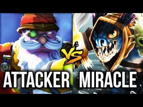 WTF BUILD DOTA2 EPIC Game! Attacker Sniper vs Miracle- Slark Crazy 9k MMR Dota 2