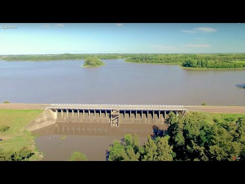 Embalse Canelón Grande Uruguay 4k Drone