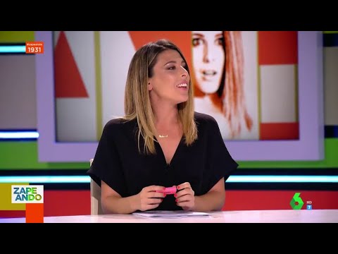 Valeria Ros alucina en directo al verse por sorpresa en la cabecera - Zapeando