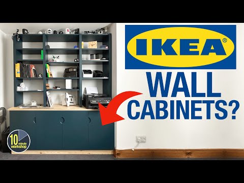 Ikea Hack! Wall Cabinets on the Floor?? [video 528]