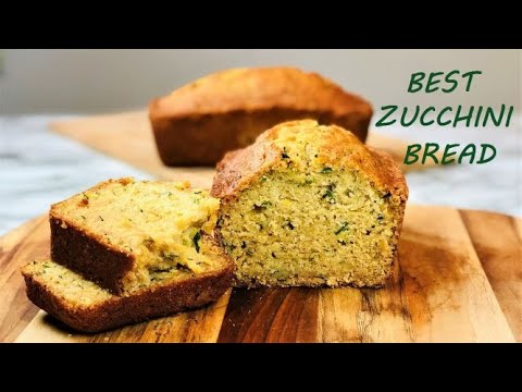 The BEST ZUCCHINI BREAD EVER | ZUCCHINI BREAD | The Best Classic Zucchini Bread