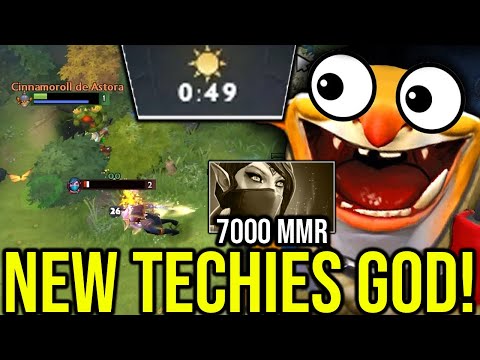 Techies Mid vs 7K TA -- WTF Zero Minute Deleted by Techies Senior 2.0