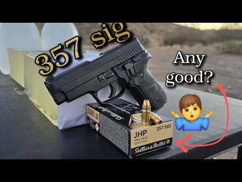 357 sig Sellier \u0026 Bellot *S\u0026B* (124gr JHP) Ballistics Gel Test