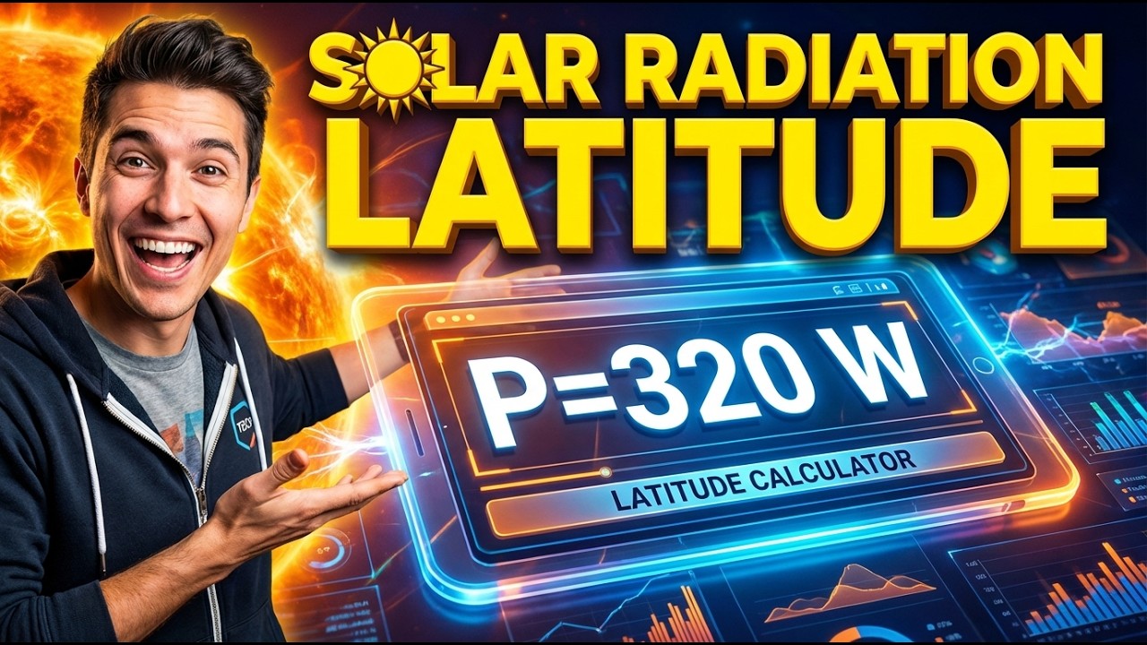 Solar Radiation Latitude Interactive Calculator