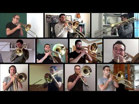 Nineties Trombone Ensemble - Vienna Philarmonic Fanfare  (R. Strauss)