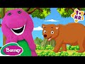 Bear Went Over The Mountain Animals And Earth Day Songs For Kids Barney The Dinosaur