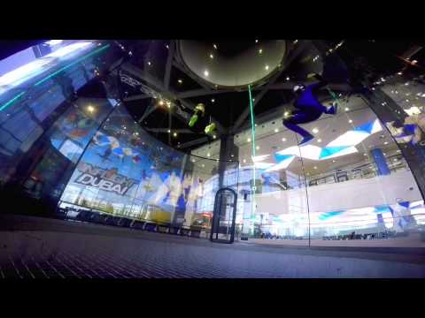 Inflight Dubai - FREEFLY training with Simon Whittle - indoor-skydiving - super great wind tunnel!