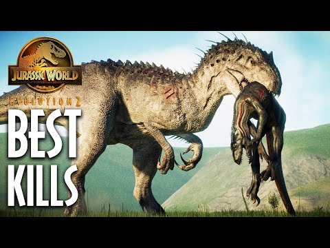 TOP 20 BEST ATTACK ANIMATIONS in Jurassic World Evolution 2 Dinosaur Battles