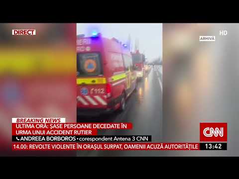 Șase persoane decedate în urma unui accident rutier