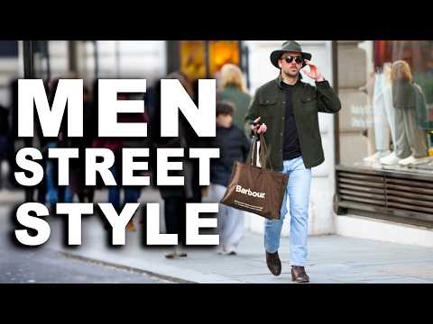 Men’s Winter Street Style in London 2025/2026 Urban Fashion & Outfit Ideas