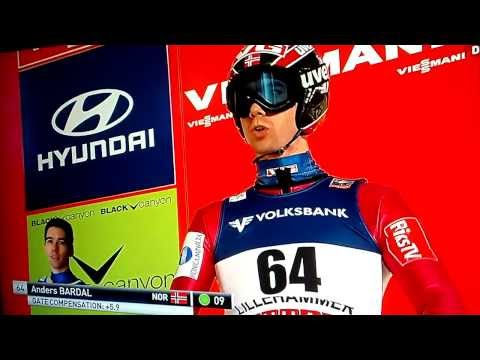 Anders Bardal - 131m - Lillehammer 2013/14 - 2nd place! - HD