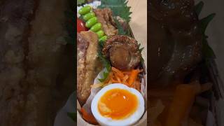 【お弁当の簡単レシピ】帆立のバター醤油&鶏唐揚げ|JK娘の彩り弁当☘️