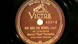 78 RPM - Pop Goes the Weasel - Boston "Pops" Orchestra