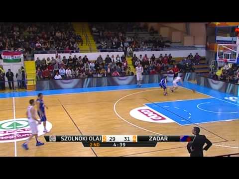 ABA Liga 2014/15, Round 09 match: Szolnoki Olaj - Zadar